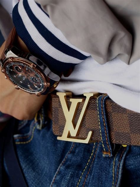 lv belt on person